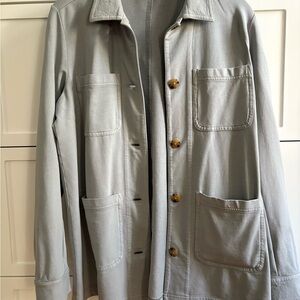 XS soft JJill jacket blue-gray EUC